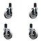 Service Caster 5'' Semi Steel Wheel Swivel 1-5/8'' Expanding Stem Caster Set 2 Brakes, 4PK SCC-EX20S515-SSR-2-TLB-2-158 - alternate 1